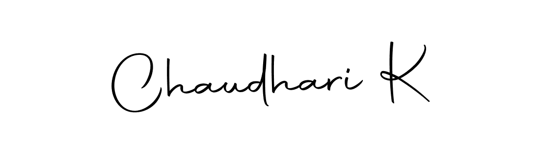 Chaudhari K stylish signature style. Best Handwritten Sign (Autography-DOLnW) for my name. Handwritten Signature Collection Ideas for my name Chaudhari K. Chaudhari K signature style 10 images and pictures png