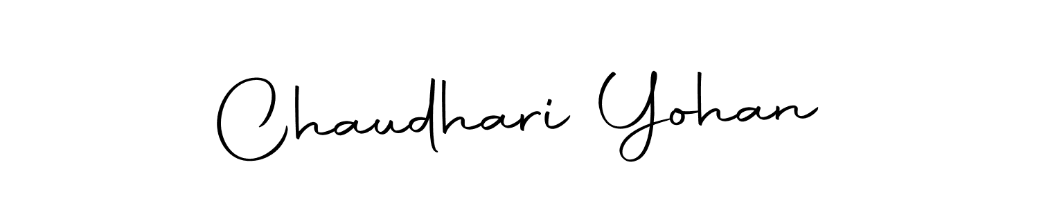 Make a beautiful signature design for name Chaudhari Yohan. Use this online signature maker to create a handwritten signature for free. Chaudhari Yohan signature style 10 images and pictures png