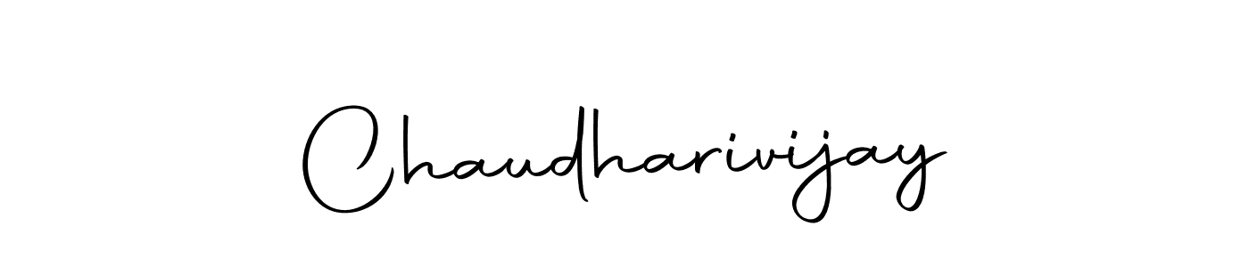 Make a short Chaudharivijay signature style. Manage your documents anywhere anytime using Autography-DOLnW. Create and add eSignatures, submit forms, share and send files easily. Chaudharivijay signature style 10 images and pictures png