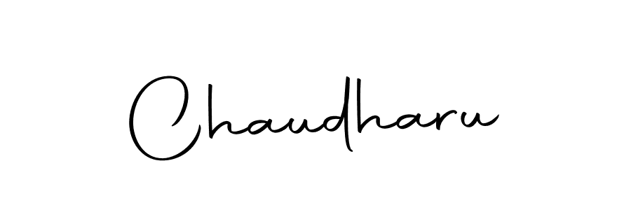 Also we have Chaudharu name is the best signature style. Create professional handwritten signature collection using Autography-DOLnW autograph style. Chaudharu signature style 10 images and pictures png