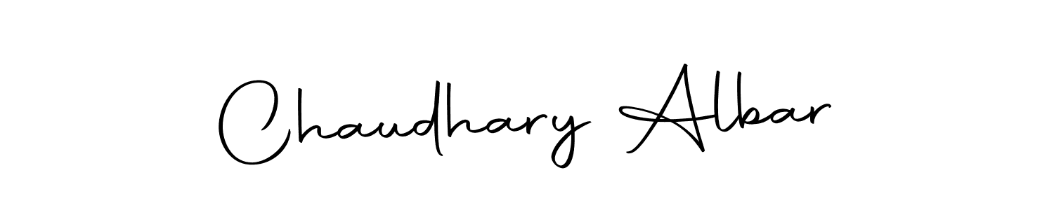 How to make Chaudhary Albar signature? Autography-DOLnW is a professional autograph style. Create handwritten signature for Chaudhary Albar name. Chaudhary Albar signature style 10 images and pictures png