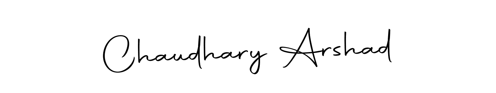 Design your own signature with our free online signature maker. With this signature software, you can create a handwritten (Autography-DOLnW) signature for name Chaudhary Arshad. Chaudhary Arshad signature style 10 images and pictures png