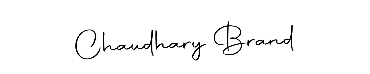 Use a signature maker to create a handwritten signature online. With this signature software, you can design (Autography-DOLnW) your own signature for name Chaudhary Brand. Chaudhary Brand signature style 10 images and pictures png