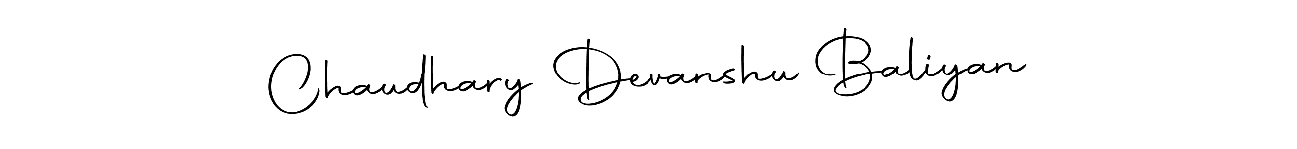 How to make Chaudhary Devanshu Baliyan signature? Autography-DOLnW is a professional autograph style. Create handwritten signature for Chaudhary Devanshu Baliyan name. Chaudhary Devanshu Baliyan signature style 10 images and pictures png