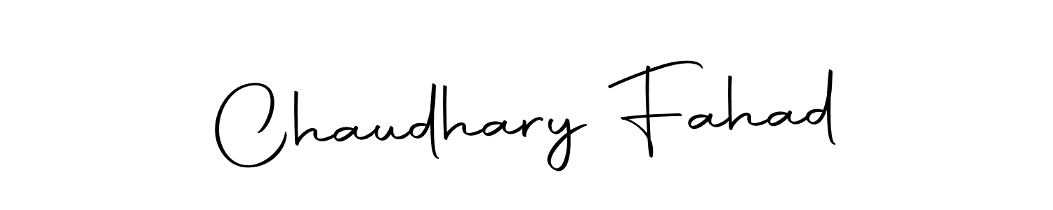 Create a beautiful signature design for name Chaudhary Fahad. With this signature (Autography-DOLnW) fonts, you can make a handwritten signature for free. Chaudhary Fahad signature style 10 images and pictures png