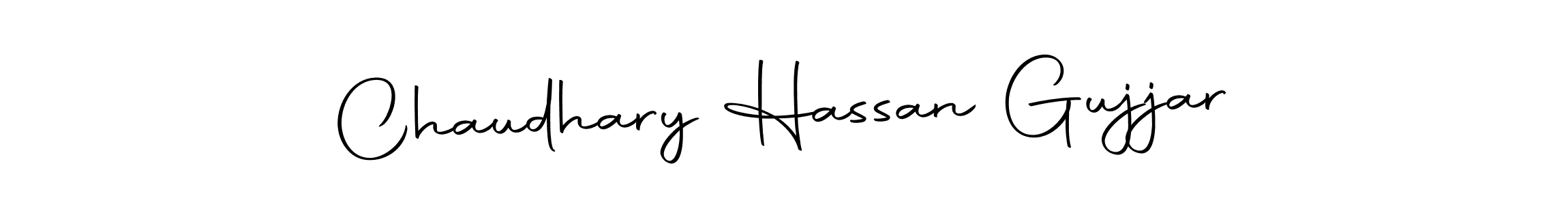 Chaudhary Hassan Gujjar stylish signature style. Best Handwritten Sign (Autography-DOLnW) for my name. Handwritten Signature Collection Ideas for my name Chaudhary Hassan Gujjar. Chaudhary Hassan Gujjar signature style 10 images and pictures png