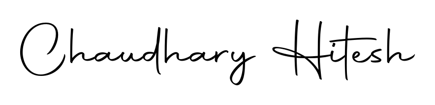 Upgrade your professional image with Chaudhary Hitesh signature created with Autography-DOLnW font. Fast, free, and watermark-free download. Chaudhary Hitesh signature style 10 images and pictures png