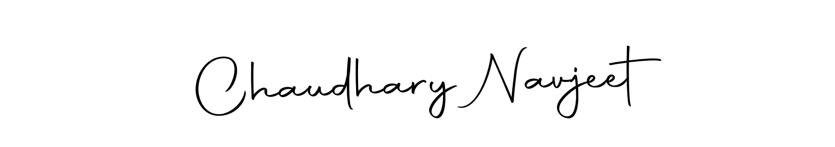 Design your own signature with our free online signature maker. With this signature software, you can create a handwritten (Autography-DOLnW) signature for name Chaudhary Navjeet. Chaudhary Navjeet signature style 10 images and pictures png