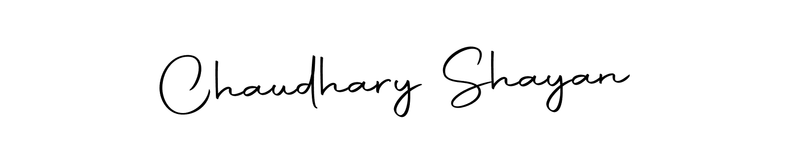How to make Chaudhary Shayan signature? Autography-DOLnW is a professional autograph style. Create handwritten signature for Chaudhary Shayan name. Chaudhary Shayan signature style 10 images and pictures png