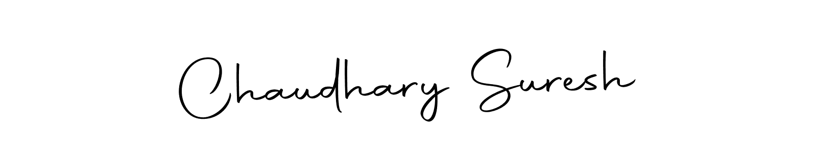 Make a beautiful signature design for name Chaudhary Suresh. With this signature (Autography-DOLnW) style, you can create a handwritten signature for free. Chaudhary Suresh signature style 10 images and pictures png