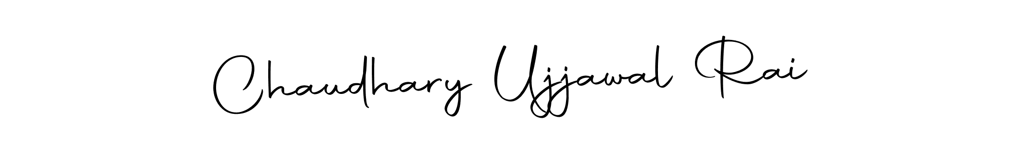 Create a beautiful signature design for name Chaudhary Ujjawal Rai. With this signature (Autography-DOLnW) fonts, you can make a handwritten signature for free. Chaudhary Ujjawal Rai signature style 10 images and pictures png