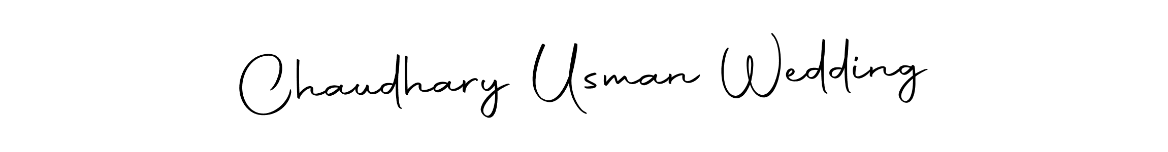 It looks lik you need a new signature style for name Chaudhary Usman Wedding. Design unique handwritten (Autography-DOLnW) signature with our free signature maker in just a few clicks. Chaudhary Usman Wedding signature style 10 images and pictures png