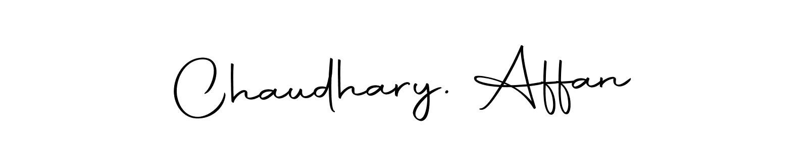 How to make Chaudhary. Affan name signature. Use Autography-DOLnW style for creating short signs online. This is the latest handwritten sign. Chaudhary. Affan signature style 10 images and pictures png