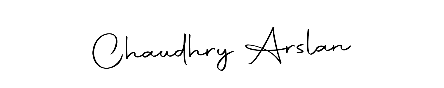 You can use this online signature creator to create a handwritten signature for the name Chaudhry Arslan. This is the best online autograph maker. Chaudhry Arslan signature style 10 images and pictures png