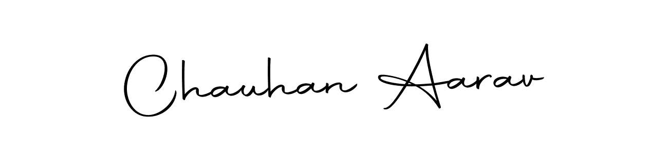 Create a beautiful signature design for name Chauhan Aarav. With this signature (Autography-DOLnW) fonts, you can make a handwritten signature for free. Chauhan Aarav signature style 10 images and pictures png