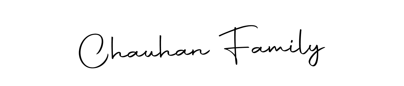 Make a beautiful signature design for name Chauhan Family. Use this online signature maker to create a handwritten signature for free. Chauhan Family signature style 10 images and pictures png