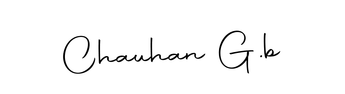 You should practise on your own different ways (Autography-DOLnW) to write your name (Chauhan G.b) in signature. don't let someone else do it for you. Chauhan G.b signature style 10 images and pictures png