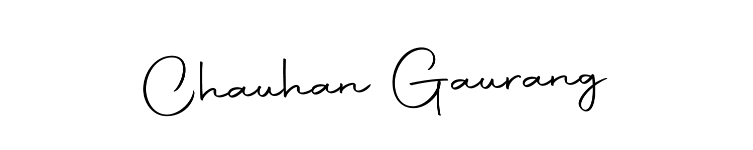 Create a beautiful signature design for name Chauhan Gaurang. With this signature (Autography-DOLnW) fonts, you can make a handwritten signature for free. Chauhan Gaurang signature style 10 images and pictures png