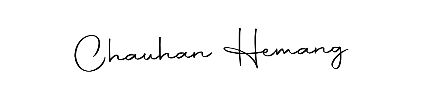 Make a short Chauhan Hemang signature style. Manage your documents anywhere anytime using Autography-DOLnW. Create and add eSignatures, submit forms, share and send files easily. Chauhan Hemang signature style 10 images and pictures png