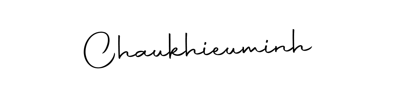 Make a beautiful signature design for name Chaukhieuminh. Use this online signature maker to create a handwritten signature for free. Chaukhieuminh signature style 10 images and pictures png