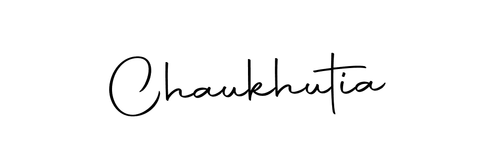 Design your own signature with our free online signature maker. With this signature software, you can create a handwritten (Autography-DOLnW) signature for name Chaukhutia. Chaukhutia signature style 10 images and pictures png