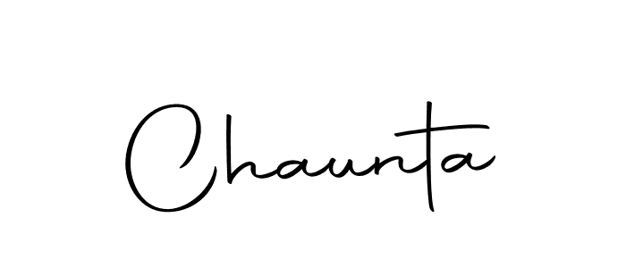 Chaunta stylish signature style. Best Handwritten Sign (Autography-DOLnW) for my name. Handwritten Signature Collection Ideas for my name Chaunta. Chaunta signature style 10 images and pictures png