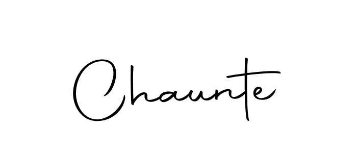 How to make Chaunte signature? Autography-DOLnW is a professional autograph style. Create handwritten signature for Chaunte name. Chaunte signature style 10 images and pictures png