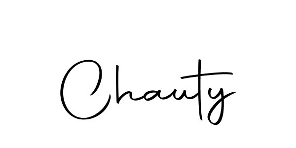 Use a signature maker to create a handwritten signature online. With this signature software, you can design (Autography-DOLnW) your own signature for name Chauty. Chauty signature style 10 images and pictures png