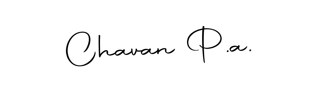 Design your own signature with our free online signature maker. With this signature software, you can create a handwritten (Autography-DOLnW) signature for name Chavan P.a.. Chavan P.a. signature style 10 images and pictures png