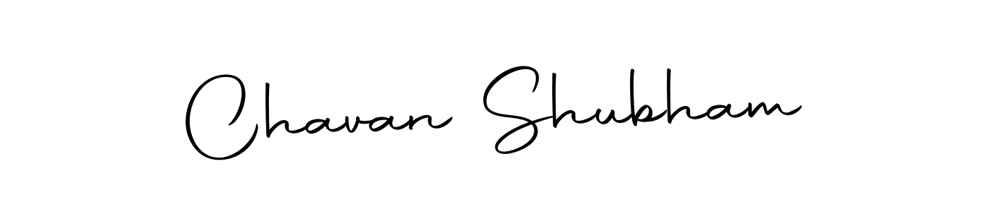 How to make Chavan Shubham name signature. Use Autography-DOLnW style for creating short signs online. This is the latest handwritten sign. Chavan Shubham signature style 10 images and pictures png