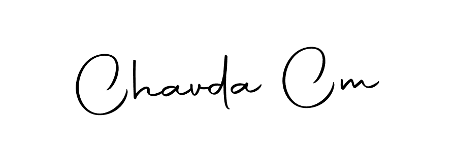 Chavda Cm stylish signature style. Best Handwritten Sign (Autography-DOLnW) for my name. Handwritten Signature Collection Ideas for my name Chavda Cm. Chavda Cm signature style 10 images and pictures png