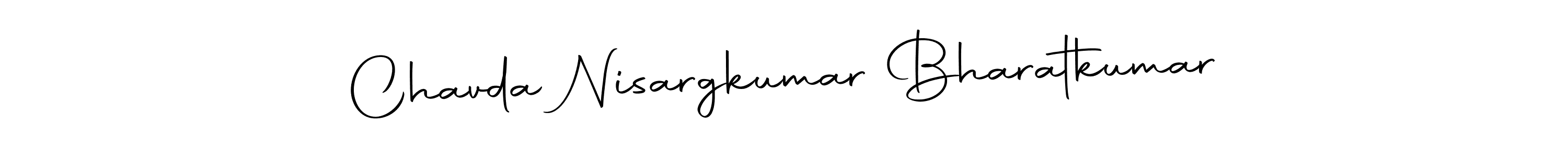 This is the best signature style for the Chavda Nisargkumar Bharatkumar name. Also you like these signature font (Autography-DOLnW). Mix name signature. Chavda Nisargkumar Bharatkumar signature style 10 images and pictures png