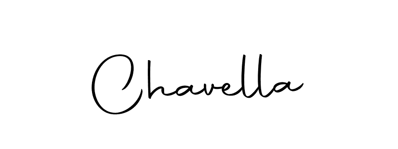 Design your own signature with our free online signature maker. With this signature software, you can create a handwritten (Autography-DOLnW) signature for name Chavella. Chavella signature style 10 images and pictures png
