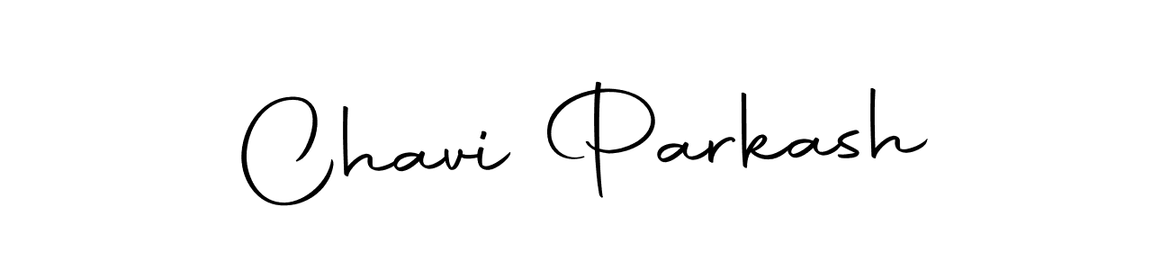 Make a beautiful signature design for name Chavi Parkash. Use this online signature maker to create a handwritten signature for free. Chavi Parkash signature style 10 images and pictures png