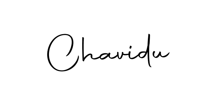 How to make Chavidu signature? Autography-DOLnW is a professional autograph style. Create handwritten signature for Chavidu name. Chavidu signature style 10 images and pictures png
