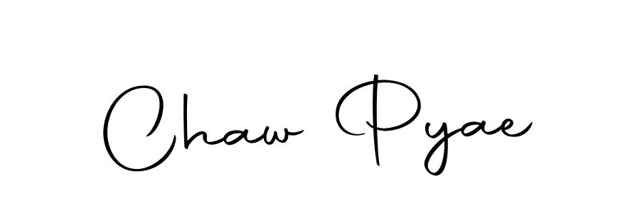 Design your own signature with our free online signature maker. With this signature software, you can create a handwritten (Autography-DOLnW) signature for name Chaw Pyae. Chaw Pyae signature style 10 images and pictures png