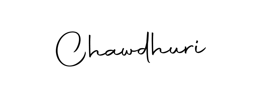 Design your own signature with our free online signature maker. With this signature software, you can create a handwritten (Autography-DOLnW) signature for name Chawdhuri. Chawdhuri signature style 10 images and pictures png