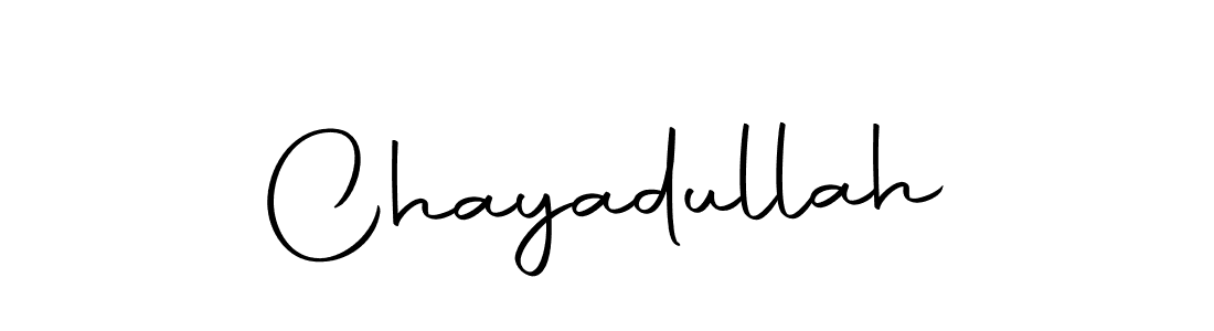 You should practise on your own different ways (Autography-DOLnW) to write your name (Chayadullah) in signature. don't let someone else do it for you. Chayadullah signature style 10 images and pictures png