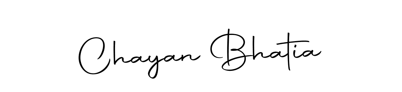 Make a beautiful signature design for name Chayan Bhatia. With this signature (Autography-DOLnW) style, you can create a handwritten signature for free. Chayan Bhatia signature style 10 images and pictures png