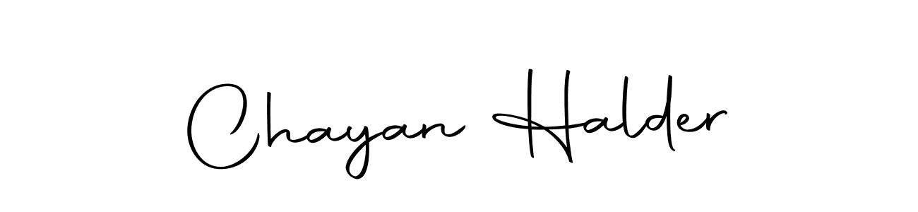 How to make Chayan Halder name signature. Use Autography-DOLnW style for creating short signs online. This is the latest handwritten sign. Chayan Halder signature style 10 images and pictures png