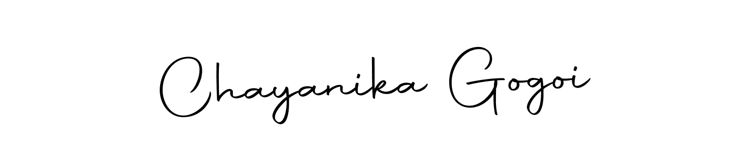 Make a beautiful signature design for name Chayanika Gogoi. With this signature (Autography-DOLnW) style, you can create a handwritten signature for free. Chayanika Gogoi signature style 10 images and pictures png