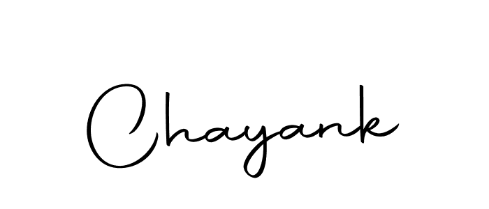 How to make Chayank signature? Autography-DOLnW is a professional autograph style. Create handwritten signature for Chayank name. Chayank signature style 10 images and pictures png