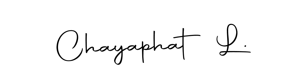 How to make Chayaphat L. signature? Autography-DOLnW is a professional autograph style. Create handwritten signature for Chayaphat L. name. Chayaphat L. signature style 10 images and pictures png