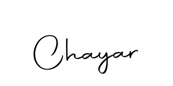 Use a signature maker to create a handwritten signature online. With this signature software, you can design (Autography-DOLnW) your own signature for name Chayar. Chayar signature style 10 images and pictures png