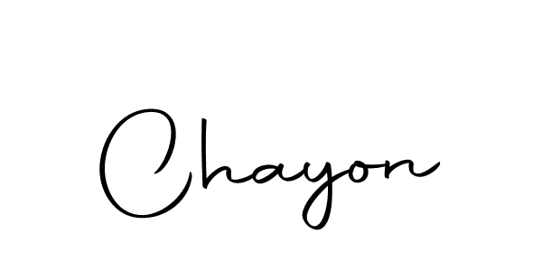 Create a beautiful signature design for name Chayon. With this signature (Autography-DOLnW) fonts, you can make a handwritten signature for free. Chayon signature style 10 images and pictures png