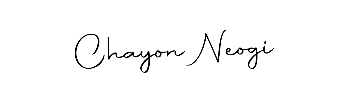 Make a beautiful signature design for name Chayon Neogi. With this signature (Autography-DOLnW) style, you can create a handwritten signature for free. Chayon Neogi signature style 10 images and pictures png