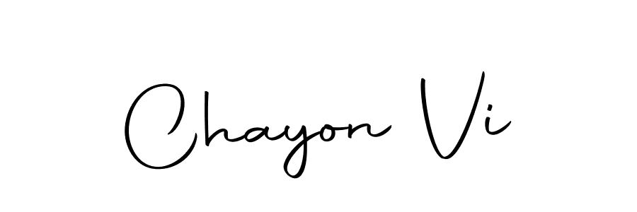 You should practise on your own different ways (Autography-DOLnW) to write your name (Chayon Vi) in signature. don't let someone else do it for you. Chayon Vi signature style 10 images and pictures png