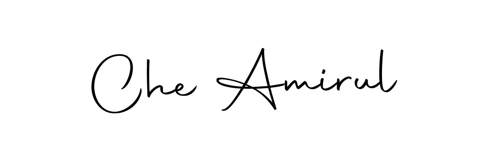 Design your own signature with our free online signature maker. With this signature software, you can create a handwritten (Autography-DOLnW) signature for name Che Amirul. Che Amirul signature style 10 images and pictures png
