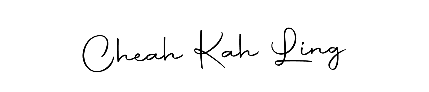Create a beautiful signature design for name Cheah Kah Ling. With this signature (Autography-DOLnW) fonts, you can make a handwritten signature for free. Cheah Kah Ling signature style 10 images and pictures png