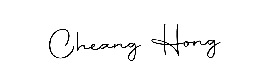 Make a beautiful signature design for name Cheang Hong. Use this online signature maker to create a handwritten signature for free. Cheang Hong signature style 10 images and pictures png